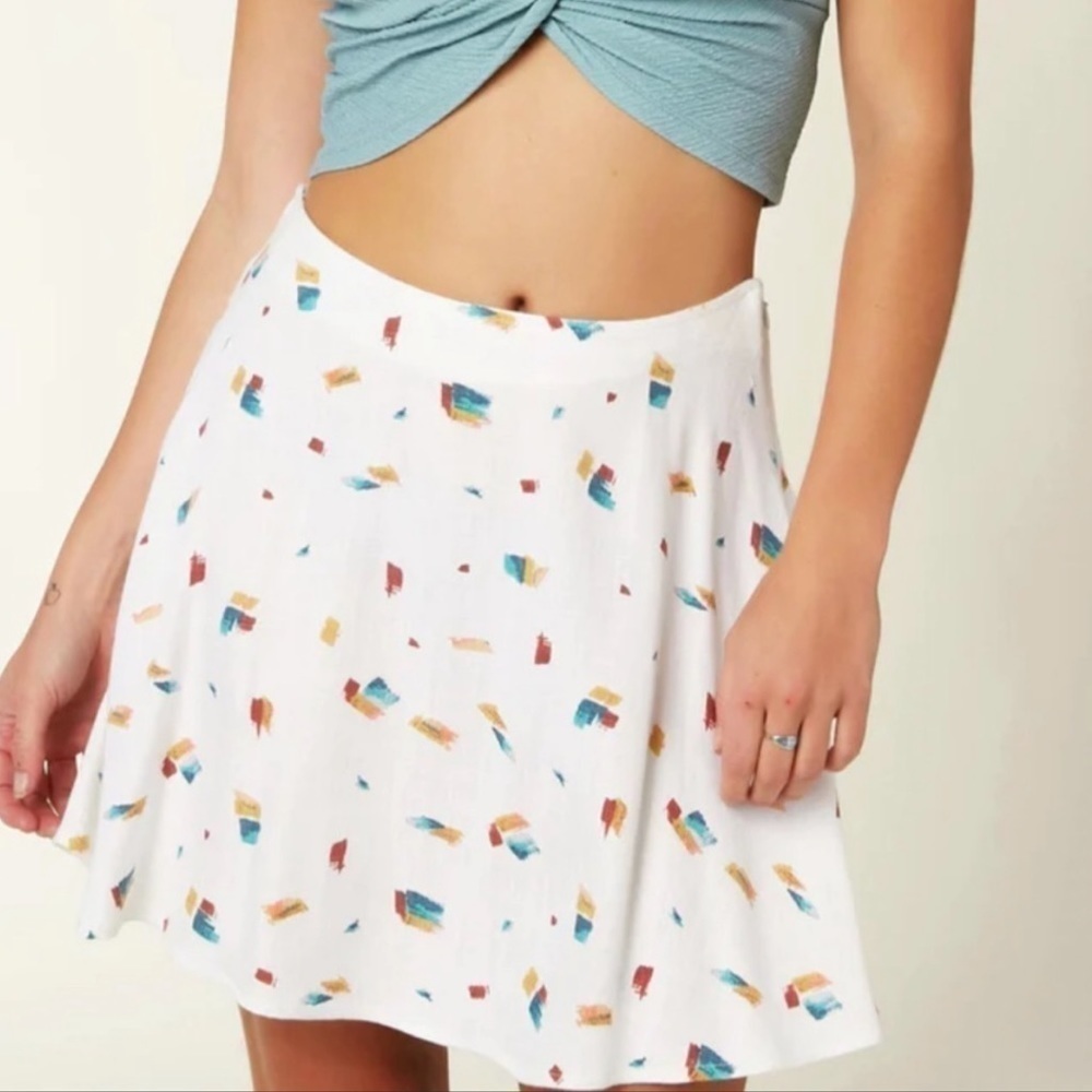NWT O’Neill Marlin Printed Viscose Printed Mini Skirt